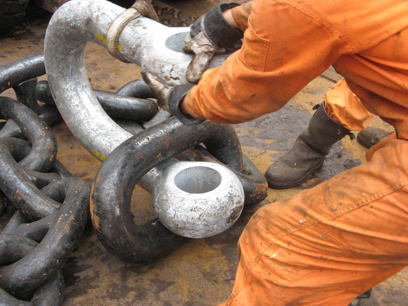 Hawser thimbles and shackles